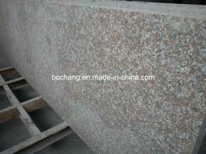 G687 Polished Peach Red Granite Slab for Kitchen Countertop