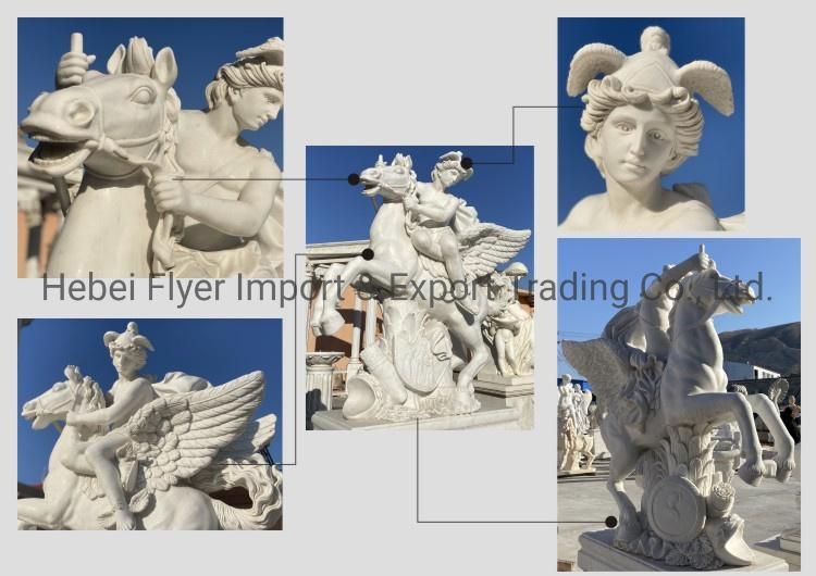 Custom Outdoor Graveyard Memorial White Marble Headstone Marble Angel Statue Tombstone