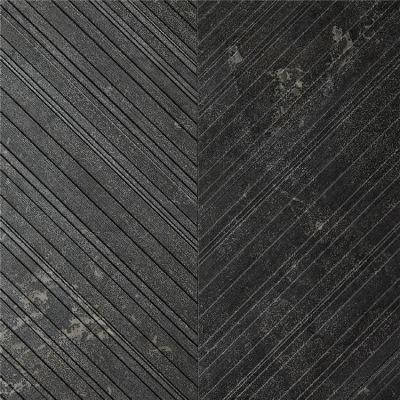 Herringbone Shape Natural Stone 3D Carving Marble for Wall Decor