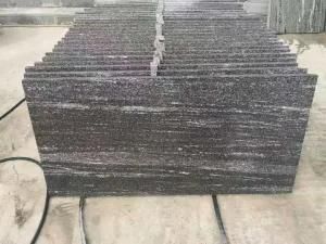 Flamed Negro Santiago Granite Slabs and Tiles