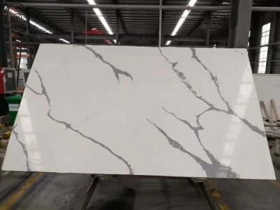 White Star Calacatta Quartz Slabs for Kitchen Countertops Buyers