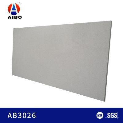 SGS Approval Grey Countertops Quartz Engineered Quartz Slabs 8mm Thickness