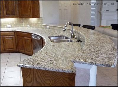 Kitchen Bar Designs New Venetian Gold Granite Bar Top Countertop