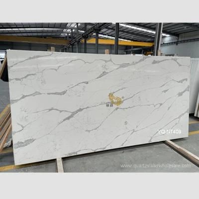 China Calacatta Quartz Countertop Manufacturer for Commercial/Hosptial Kitchen/Bathroom Vanity/Countertops