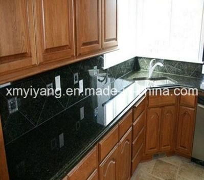 Verde Ubatuba Black Granite for Kitchen Island/Backsplash/Countertops