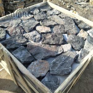 China Natural Black Irregular Random Wall Cladding