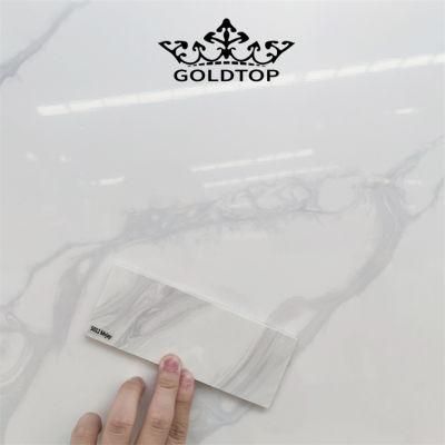 Artificial Polished/Honed 3200X1600mm Calacatta White/Black/Grey Mvjay Quartz Vanity Tops for Kitchen/Bathroom Slab/Tile/Worktop