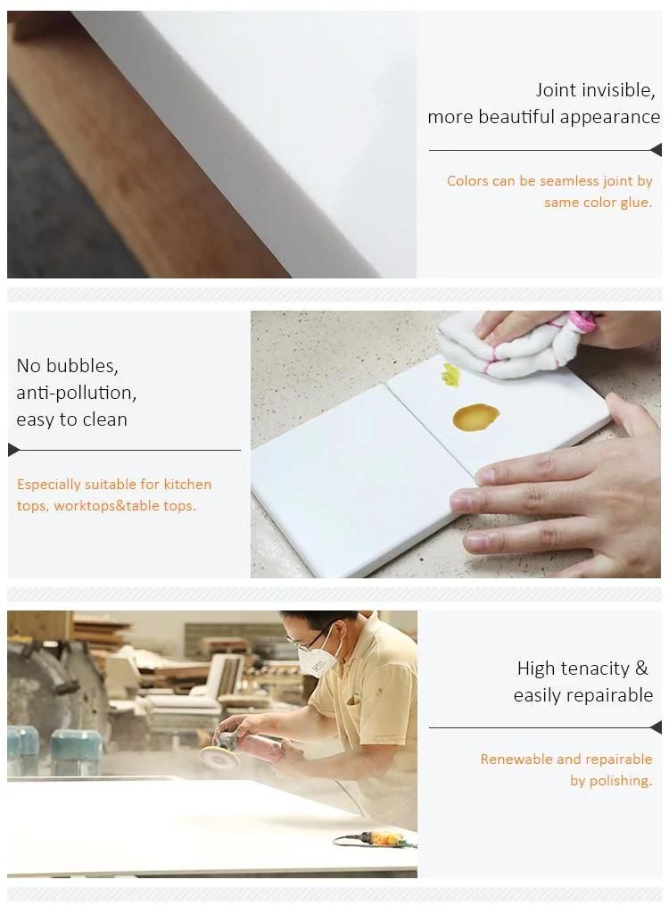 Wholesale Luxury Black Grains Chips Building Solid Surface Sheet