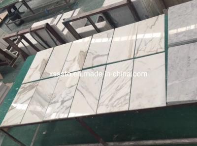 White Natural Cararra White Marble Tiles for Outdoor Building