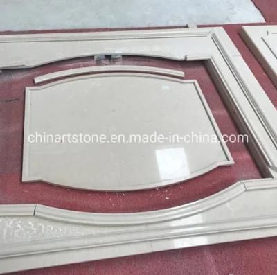 Beige Marble Tile for Villa Decoration