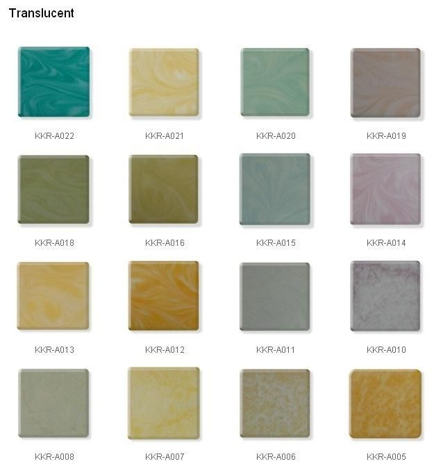 Decoration Material Artificial Stone Translucent Solid Surface Panels
