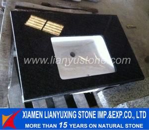 Black Pearl Granite Vanity Top for Bathroom Decoration