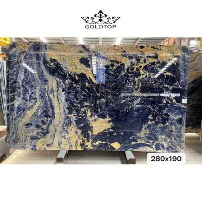 Blue Granite Bathroom Vanity Wall Panels Tiles Kitchen Cabinet Countertops Bar Counter Natural Luxury Stone Slab