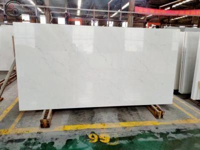 Wholesale Marble Look Calacatta Gold Slabs Book Match Quartz Stone