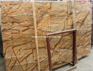 Rain Forest Brown Marble for Slabs, Tiles, Wall Decoration