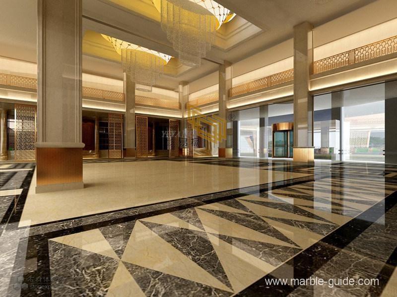 Floor Wall Tile Natural St Laurent Gray Marble Slabs/Tiles for Hotel/Flooring/Wall Design Pattern