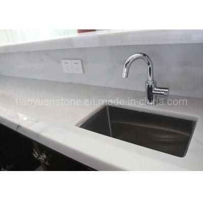 White Nano Crystal Glass Artificial Stone Slab for Counter Top