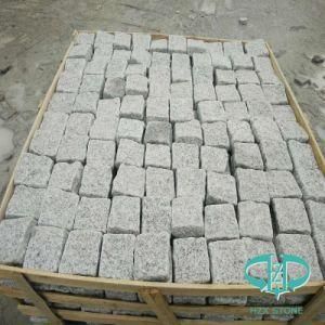 G603 White Grey Granite Cube Stone Cobble Stone Paving
