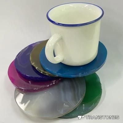 Translucent Agate Stone Semi-Precious Stone Wall Decoration Panel Agaet Slices for Agate Table