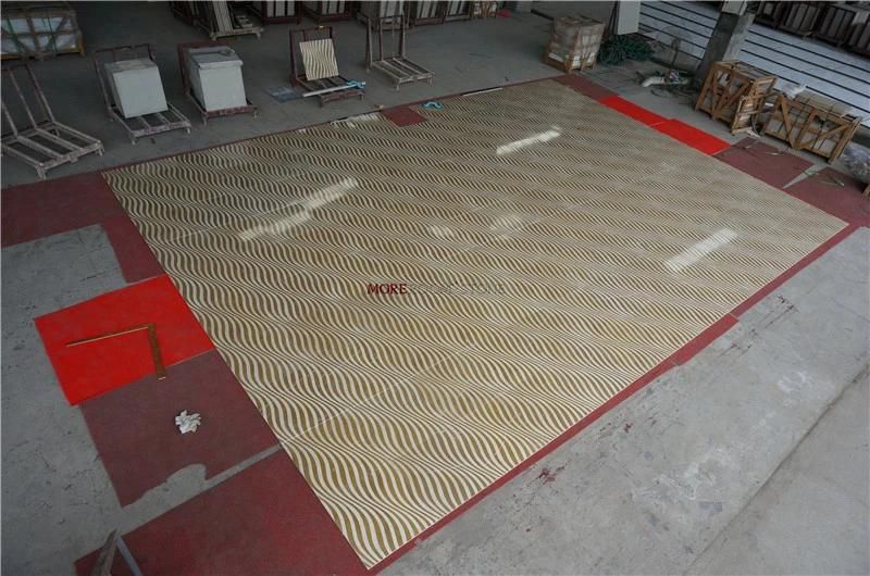 Moreroom Stone Lobby Water Jet 3D Effect Natural Stone Marble for Floor and Wall