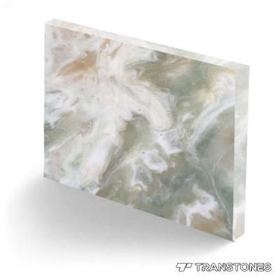 Transtones Translucent Colorful Faux Stone Panel Alabaster Panel for Kitchen Counter
