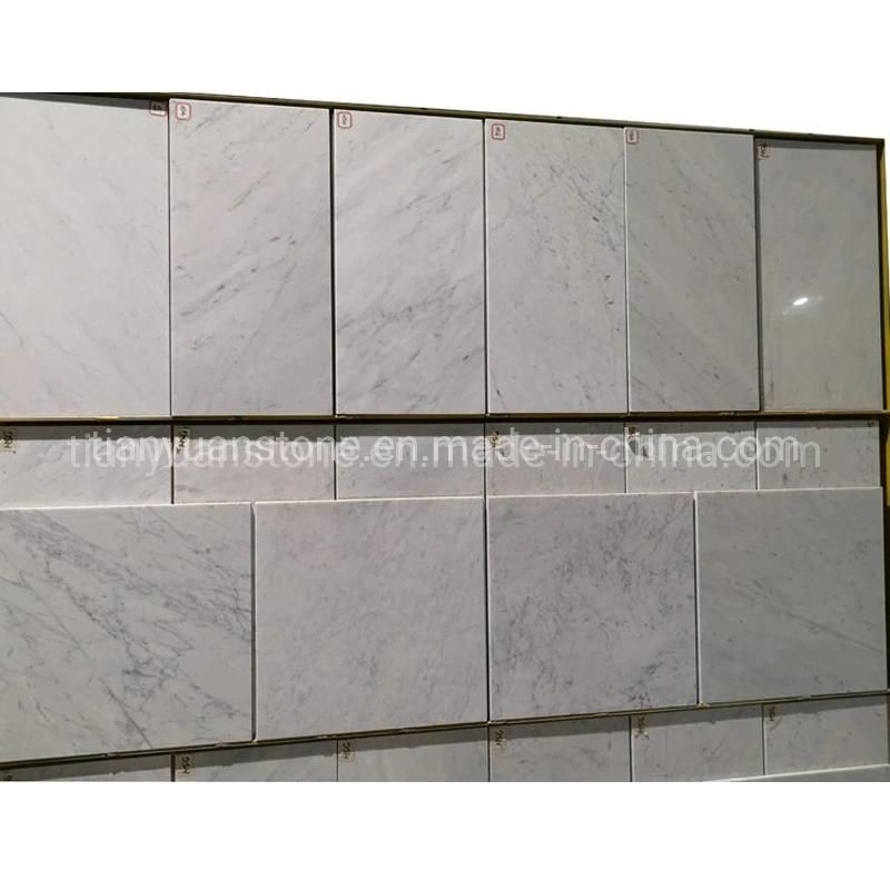 Top Grade Bianco Carrara White Marble, Marble Tile and Onyx Marble