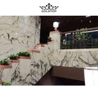 Factory Wholesale Clivia Green Marble Slab for Wall Decoration