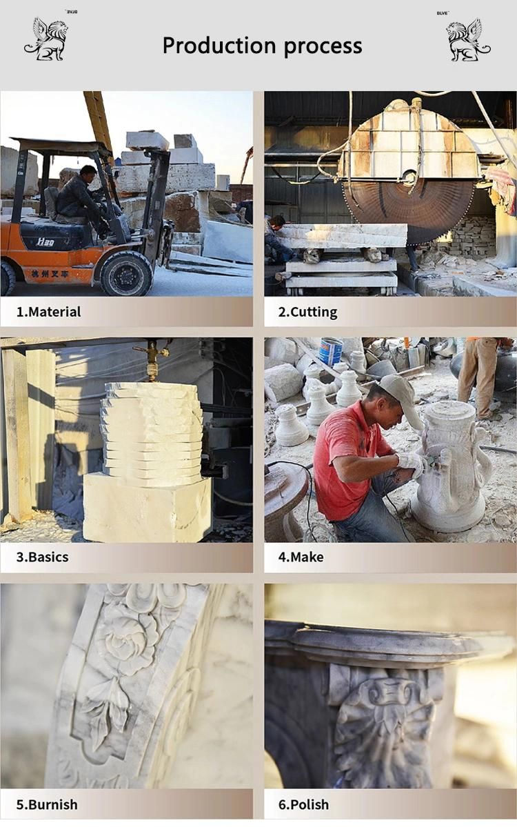 Factory Residential House Marble Column/Artificial Marble Roman Column Mcy-60