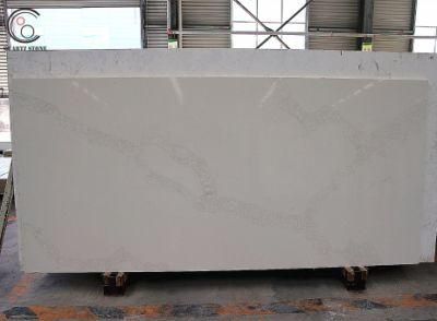 Chinese Calacatta Artificial Quartz Stone Slabs for Kitchen Countertop