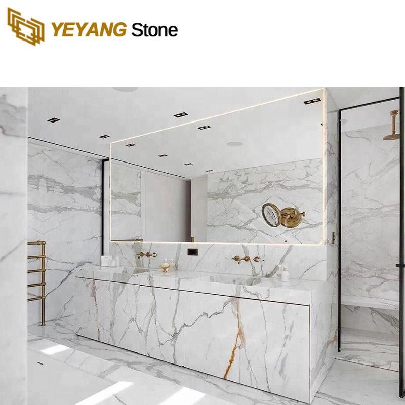 Good Price Calacatta White Stone Marble for Tile/Wall/Floor/Countertop/Worktop
