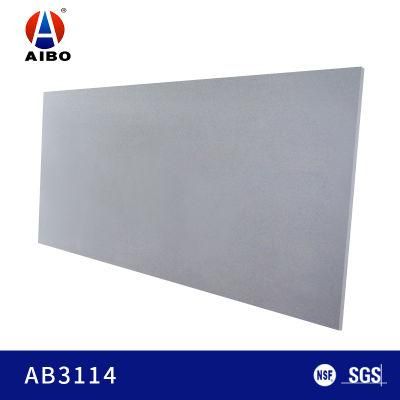 Easy Clean Artificial Grey Quartz Big Slab High Temperature Resistance