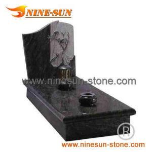 Shanxi Black Granite Tombstone (YXTMB-007)