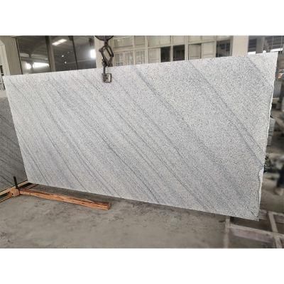 China Viscount White Granite Random Slabs Polished for Memorial Tombstone