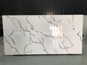 Calacatta Artificial Quartz Stone for Kitchen Countertop and Table Top