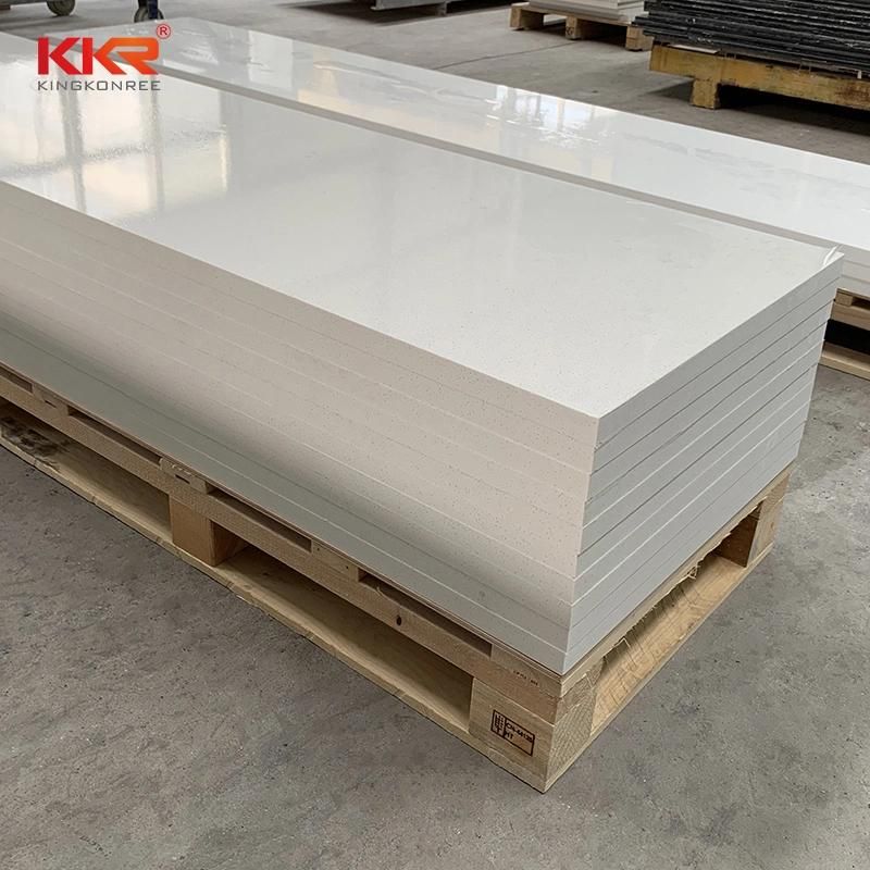 Wholesale Solid Color Corian Artificial Stone Solid Surface Stone Slab Quartz Stone