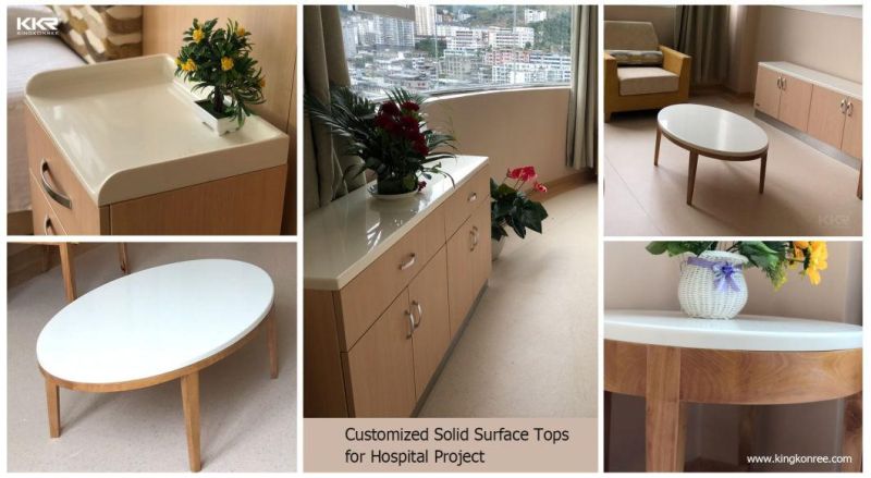 6mm Snow White Corian Acrylic Solid Surface for Worktop