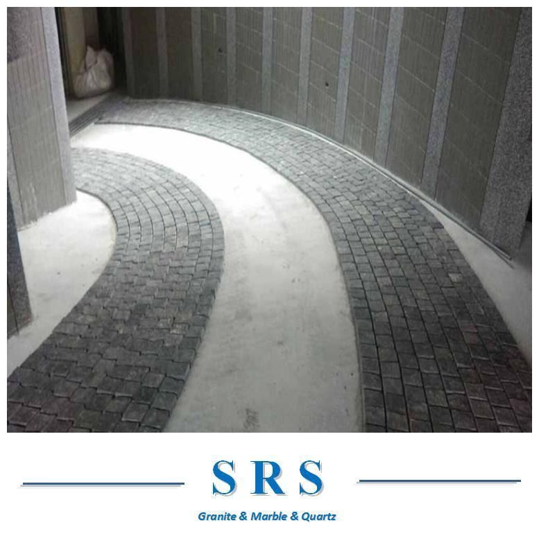 Basalt Black G684 Garden Stepping Stone/ Walkway Pavers Granite Cube Stone/Paving Stone