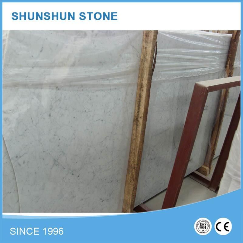 White Bianco Carrara Marble Slabs (high quality, good selling)
