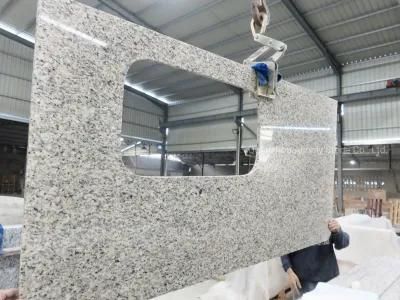 Wholesale Precut Tigher White Granite Countertops Kitchen Top
