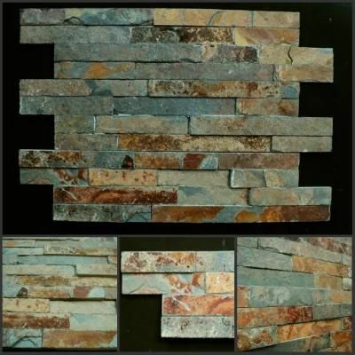 Rusty Slate Stack Stone Veneer / Ledgestone / Cultured Stone Wall Tile