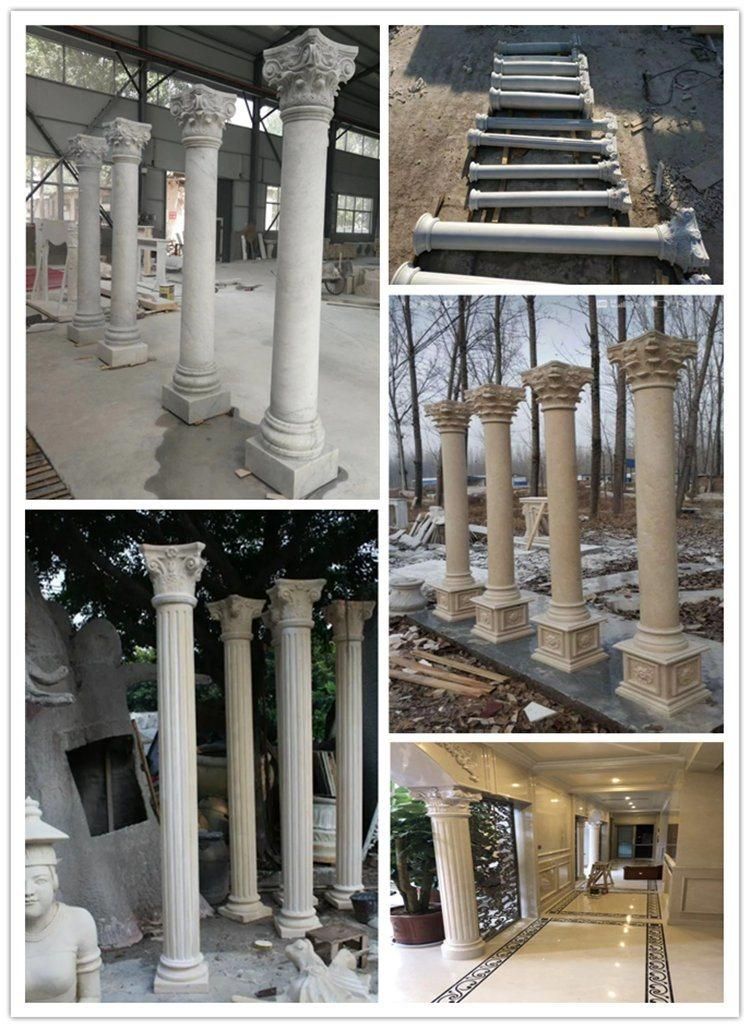 Eco Friendly Polyurethane Columns / Roman Pillars for Hotel Decoration