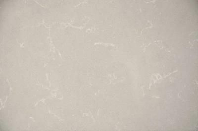 Cararra Yellow Polished Surfaces Engineered Quartz Stone Slab with NSF Certification for Counter-Top