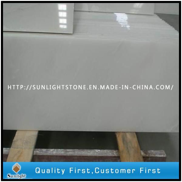 Polished Crystal White Wave Marble for Stone Tiles Paving Flooring