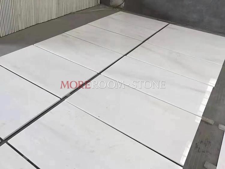 Astion White Marble Slab Laminted with Porcelain Tiles