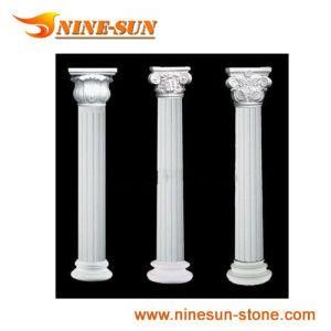 White Stone Roman Column &amp; Roman Pillar