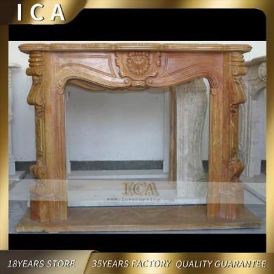 Indoor Decoration Classical Style Marble Stone Fireplace