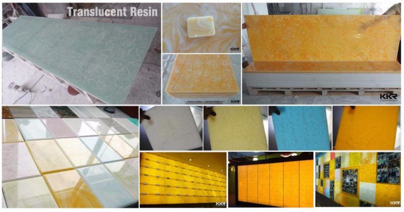 Decorative Material Artificial Stone Translucent Acrylic Solid Surface