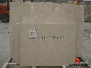 Natural Ultraman Cream Marble Stone Tile for Kitchen Floor / Wall