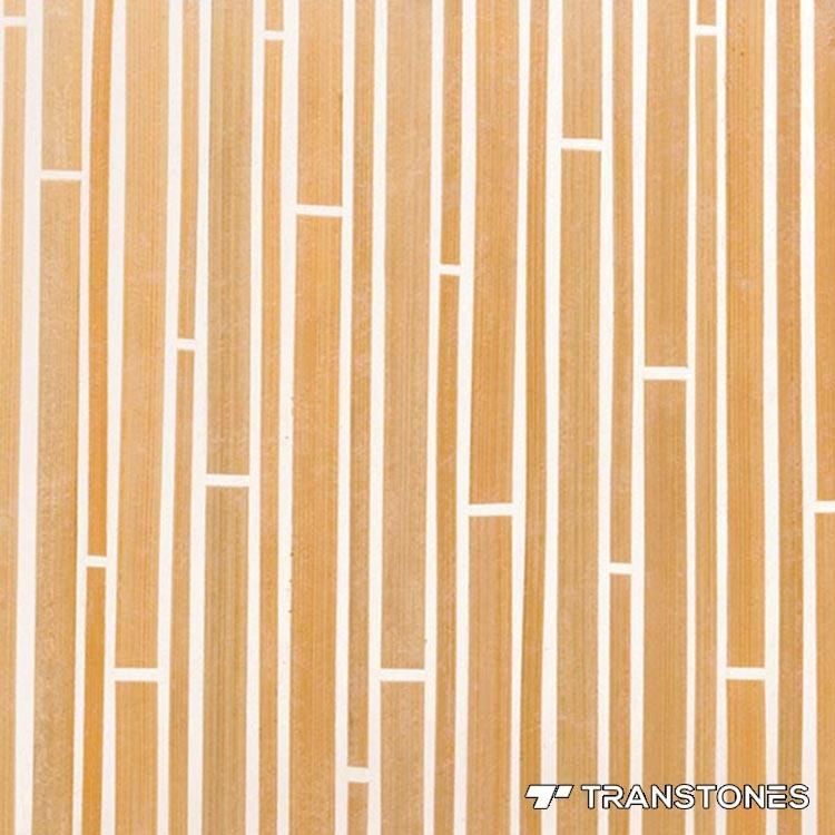 Translucent Structured Bamboo Acrylic Hotel Wall Sheet