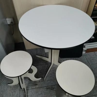 Fumeihua HPL Compact Laminate Table Top/Waterproof Table Top/White Table Top